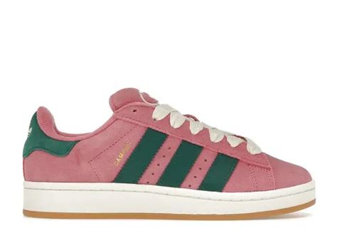 adidas campus rose tone-collegiate green-gold met|adidas campus shoes.